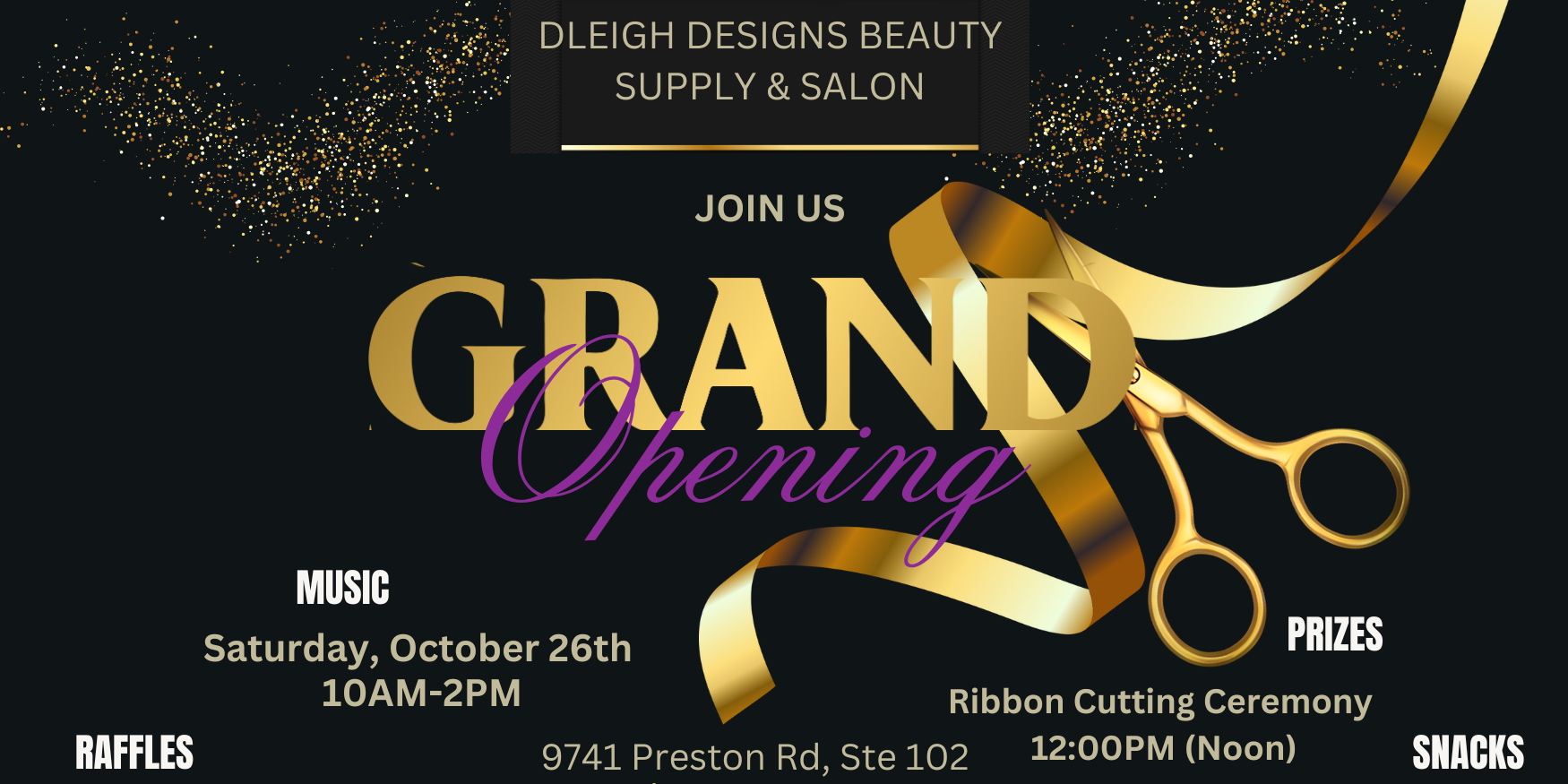 thumbnails Dleigh Designs Beauty Supply & Salon- Ribbon Cutting Ceremony